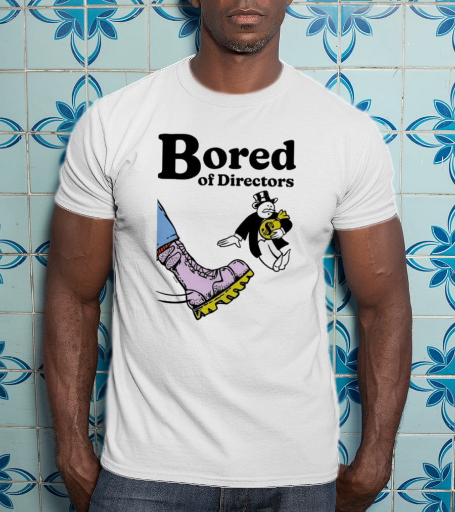 Bored Of Directors Stomp Boot Money Bag T-Shirt