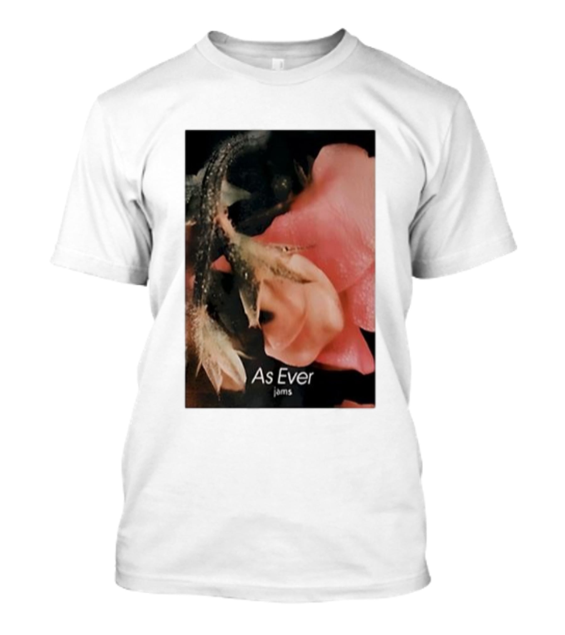 As Ever Jams 02 Pink Floral Close-Up T-Shirt