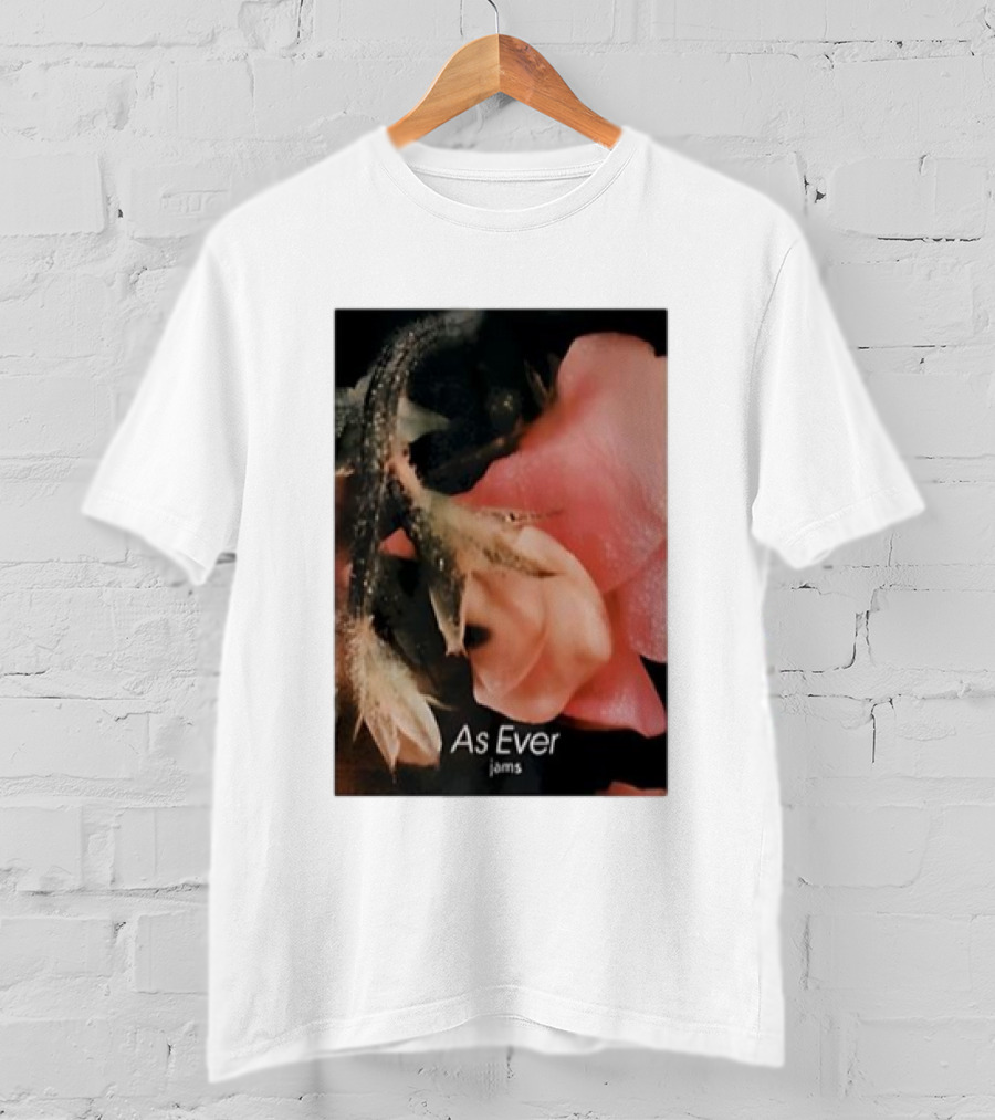 As Ever Jams 02 Pink Floral Close-Up T-Shirt