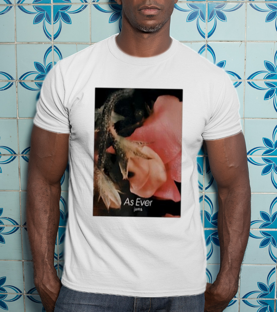 As Ever Jams 02 Pink Floral Close-Up T-Shirt