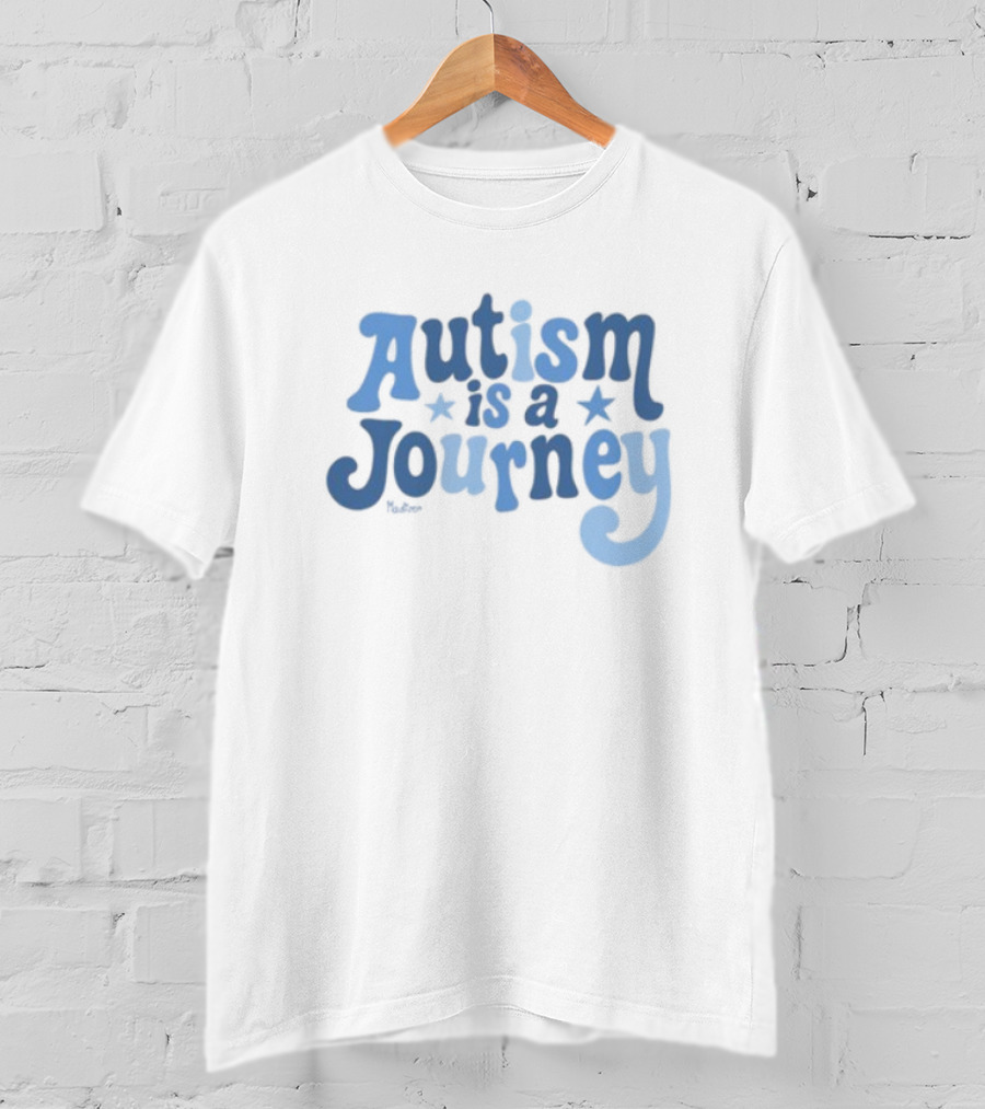 Autism Is A Journey Madison Marilla With Stars T-Shirt