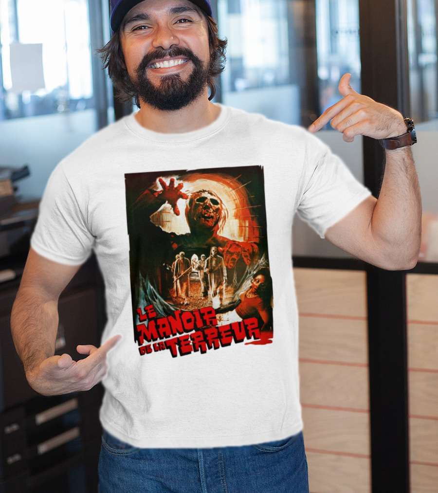 Le Manoir De La Terreur Horror Art T-Shirt