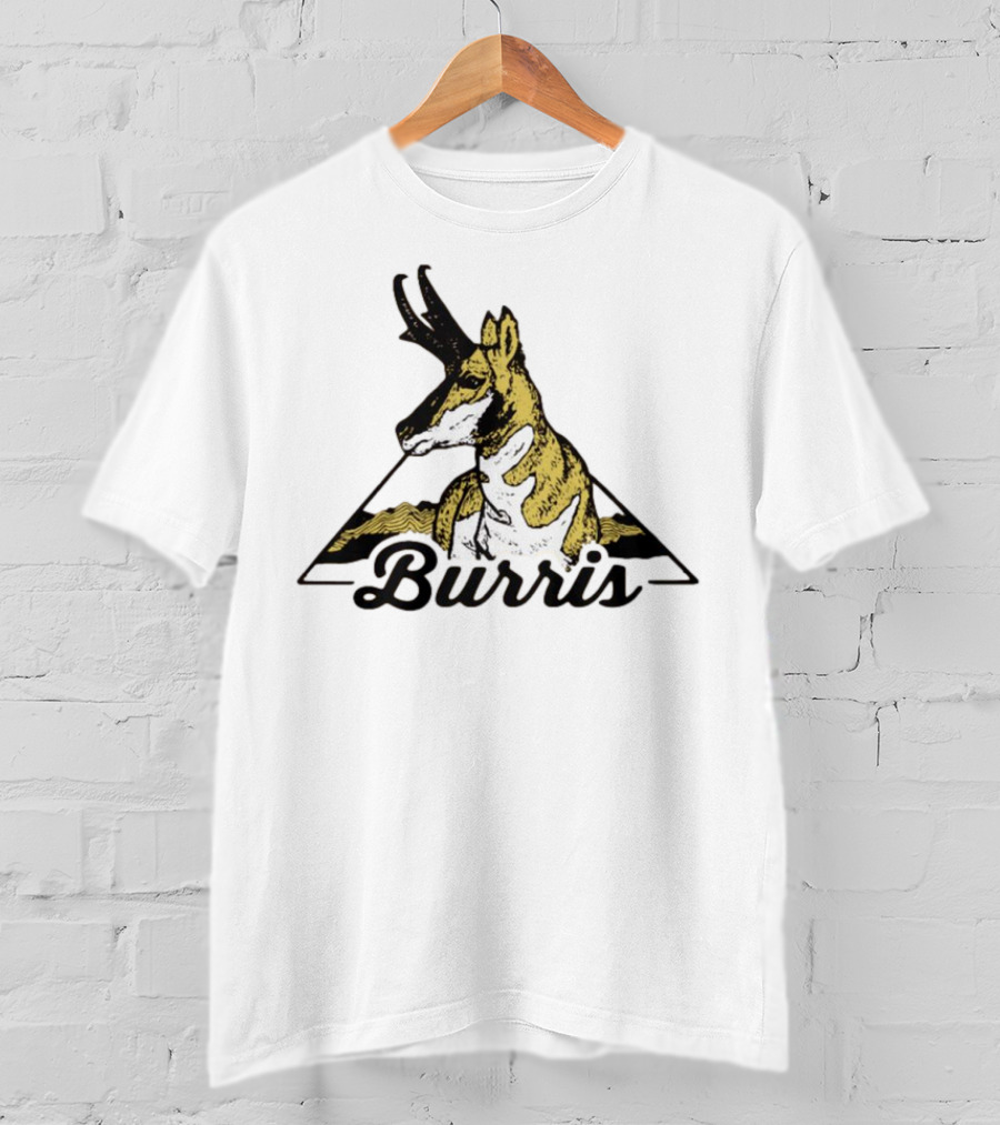 Burris 24 Antelope Triangle Retro Graphic T-Shirt