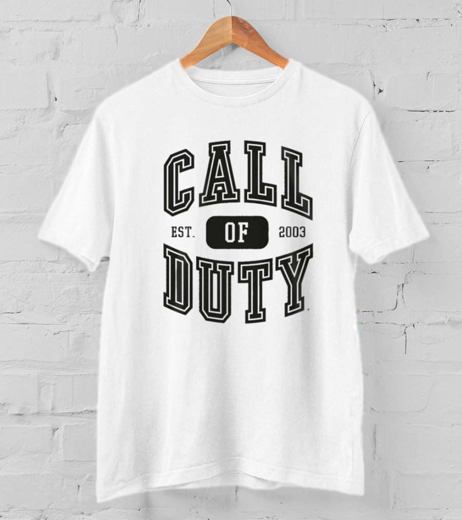 Call Of Duty Alumnus Est 2003 Gaming Apparel T-Shirt