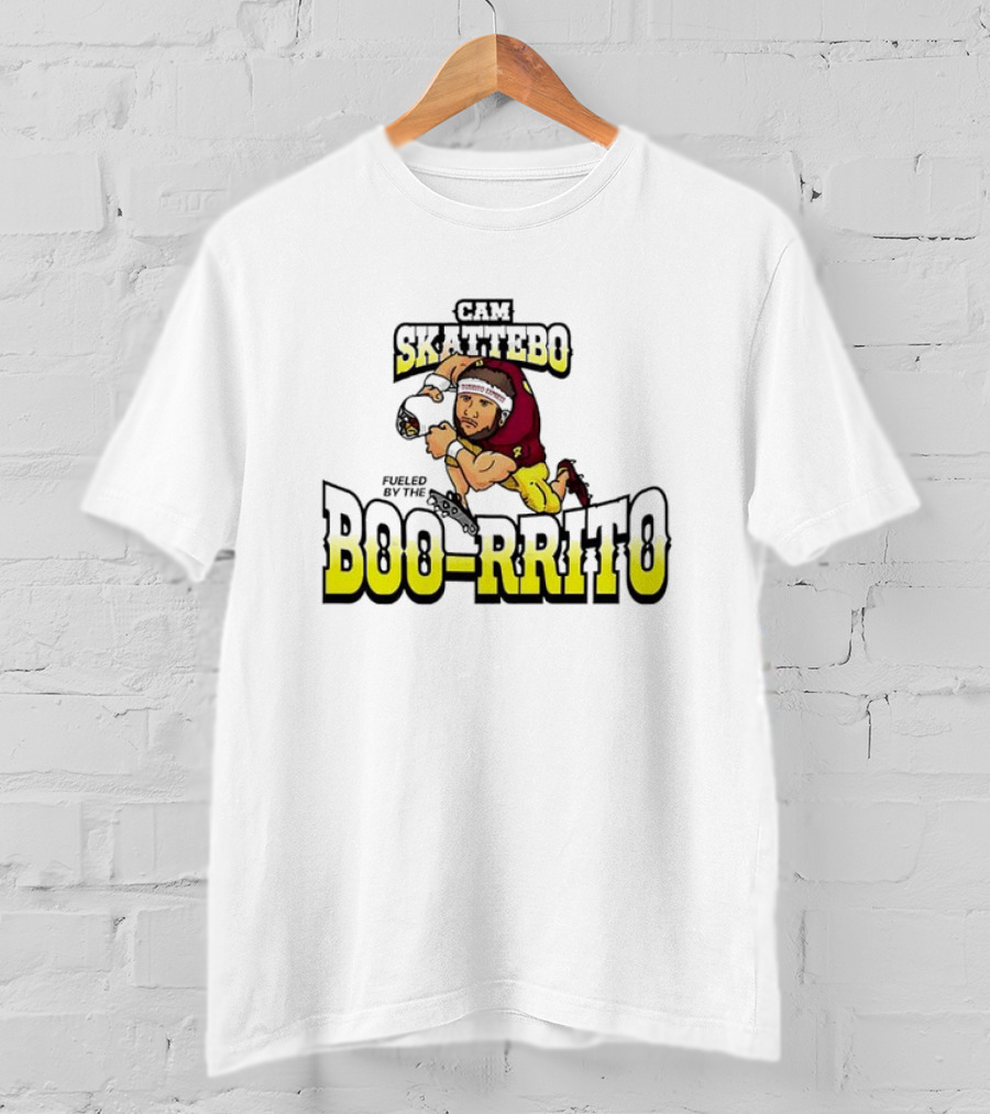 Cam Skattebo Boo-Rrito Football Tackle Motivated By Burrito T-Shirt