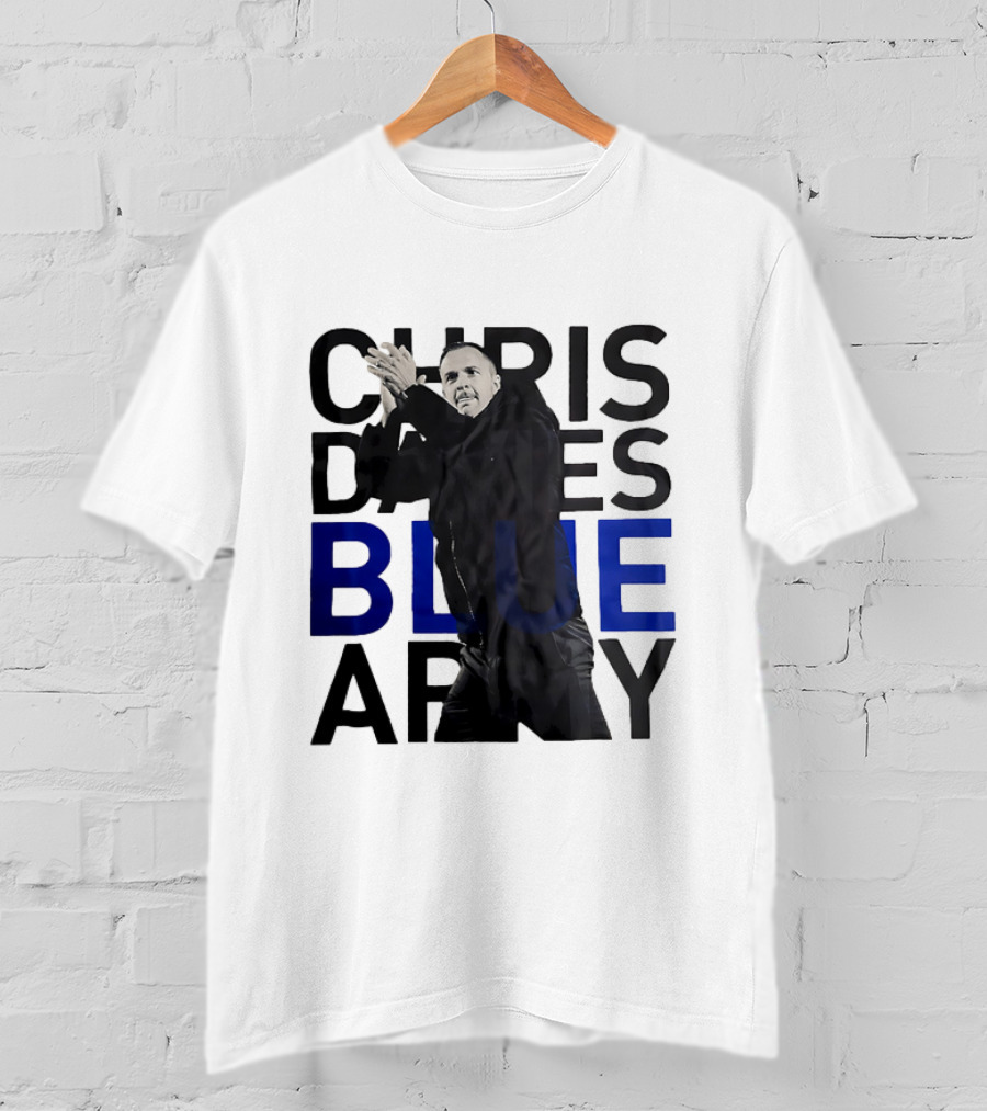 Chris Davies Blue Army Leadership And Inspiration T-Shirt