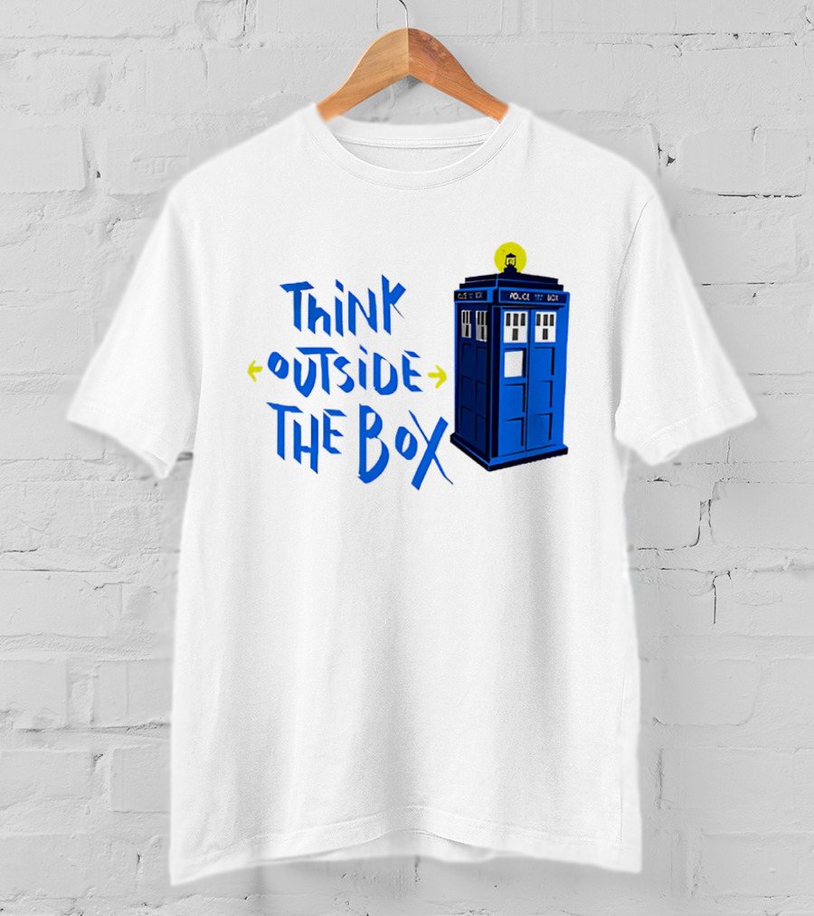 Think Outside The Box Doctor Who Tardis T-Shirt