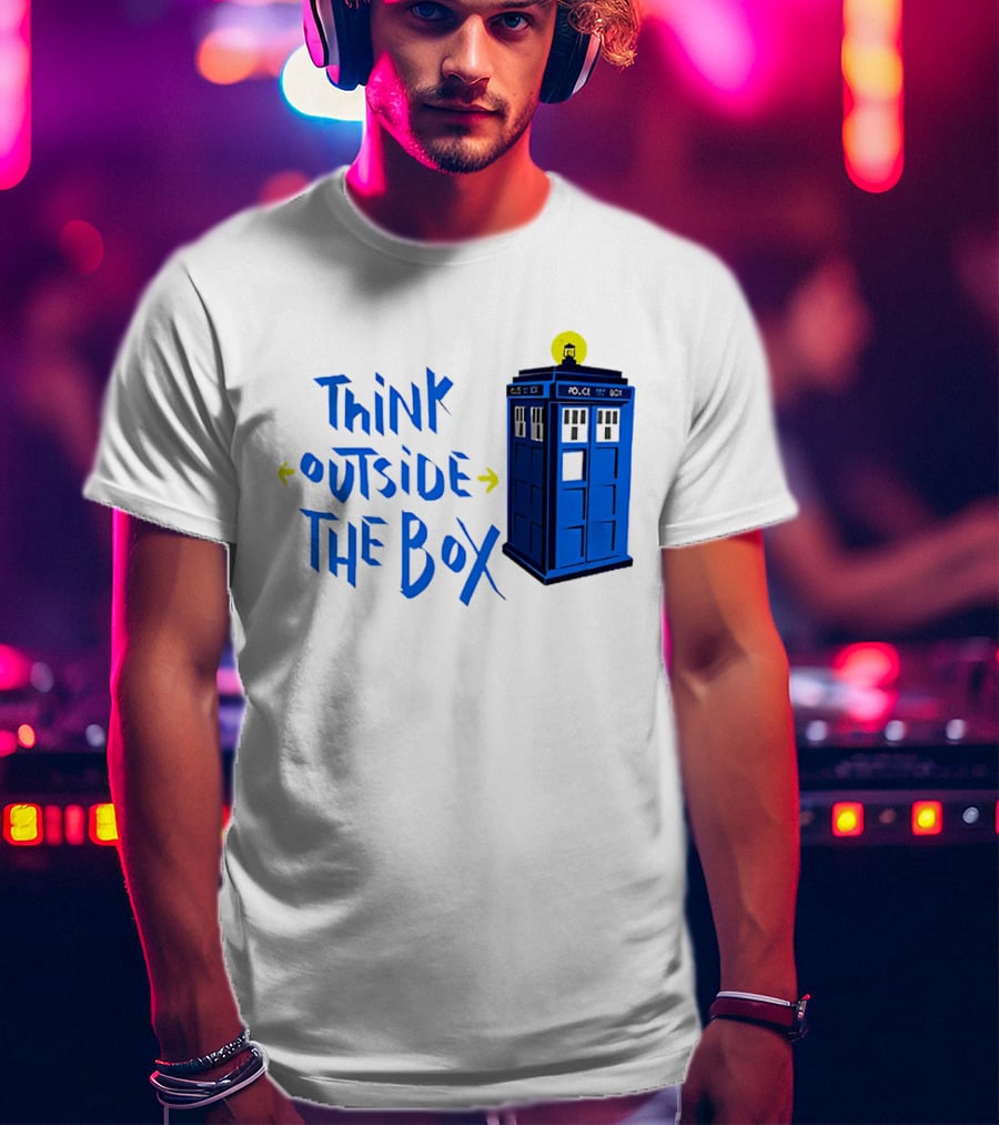 Think Outside The Box Doctor Who Tardis T-Shirt