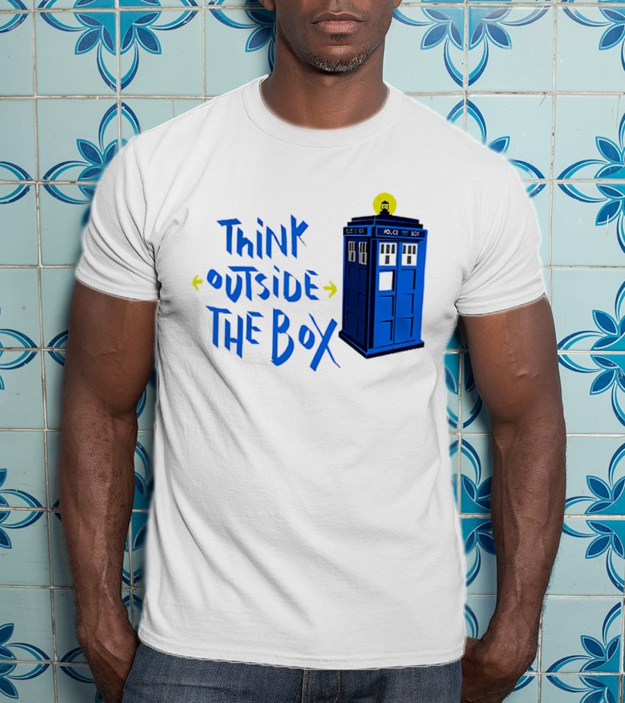 Think Outside The Box Doctor Who Tardis T-Shirt