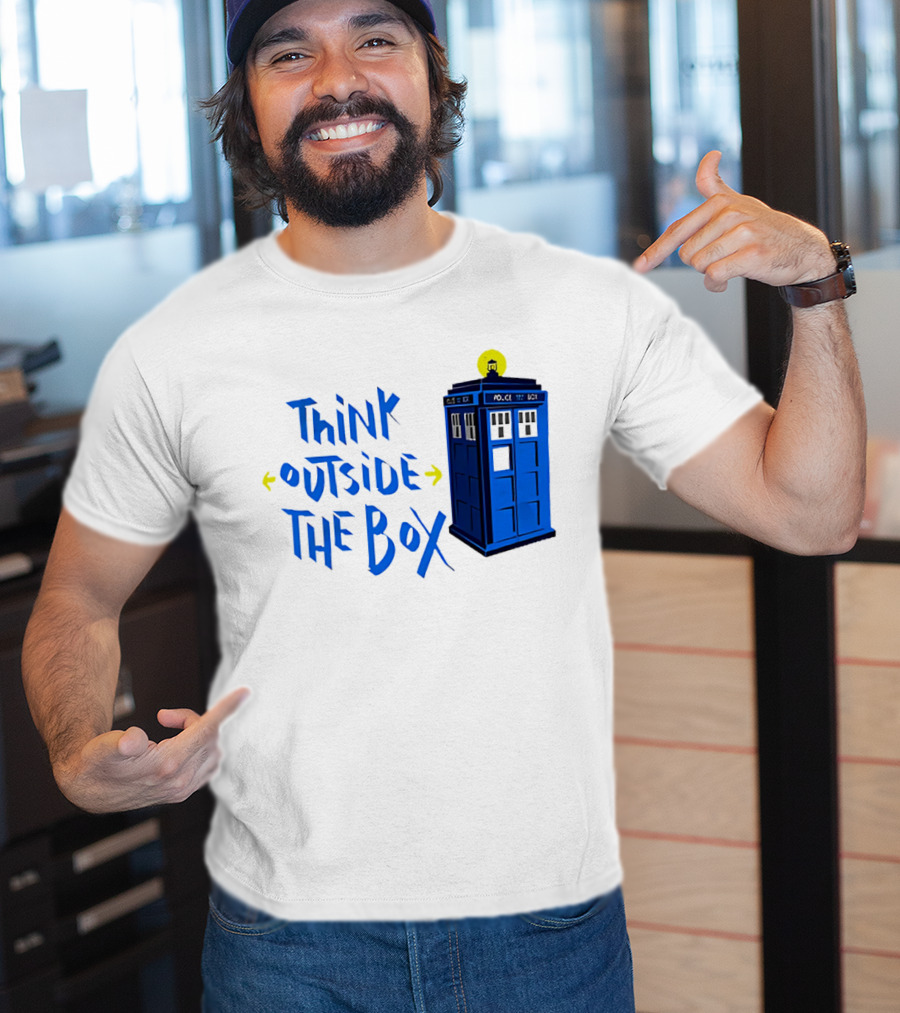 Think Outside The Box Doctor Who Tardis T-Shirt