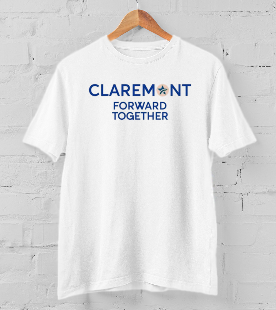 CLAREMONT Forward Together Star Circle Icon T-Shirt