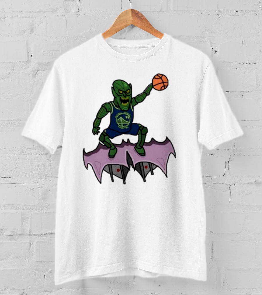 Golden State Warriors Draymond Green Goblin Basketball Crossover T-Shirt