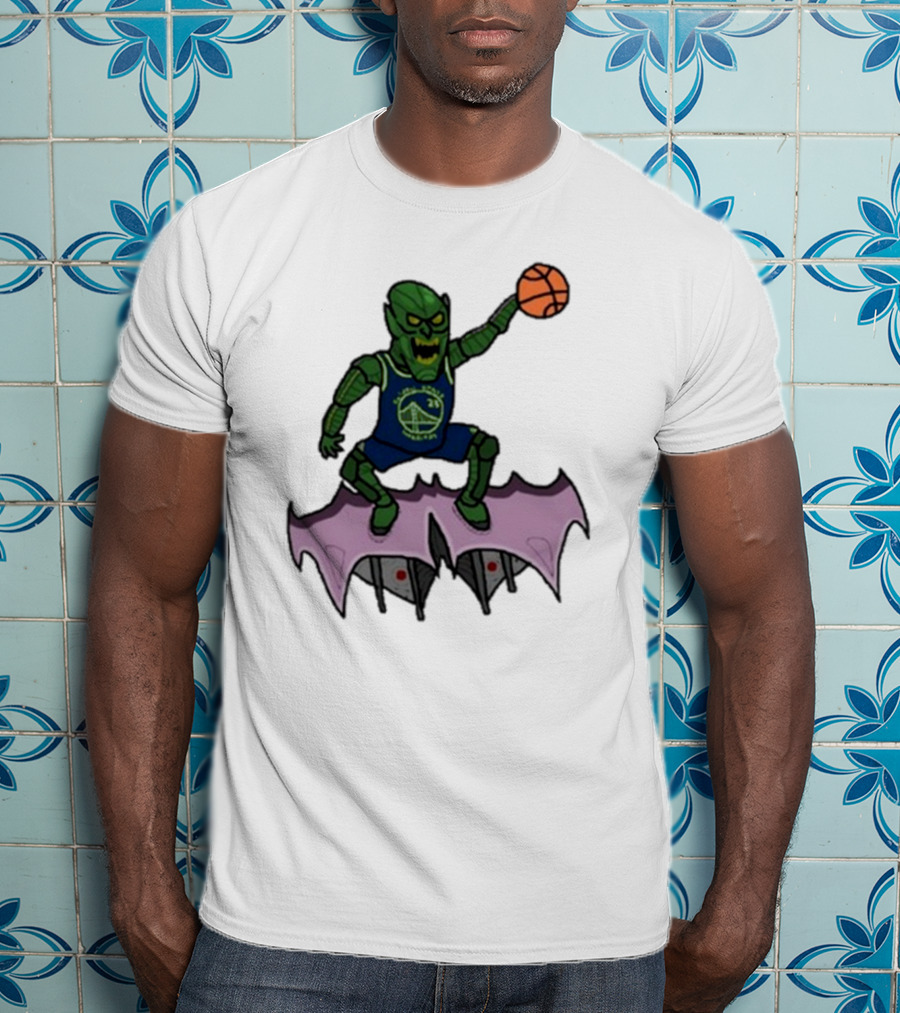 Golden State Warriors Draymond Green Goblin Basketball Crossover T-Shirt