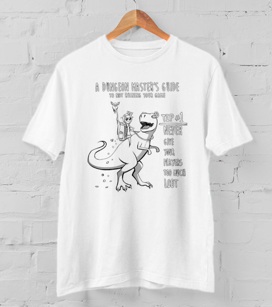 Dungeons And Dragons Cat A Dungeon Master’s Guide To Not Ruining Your Game T-Shirt