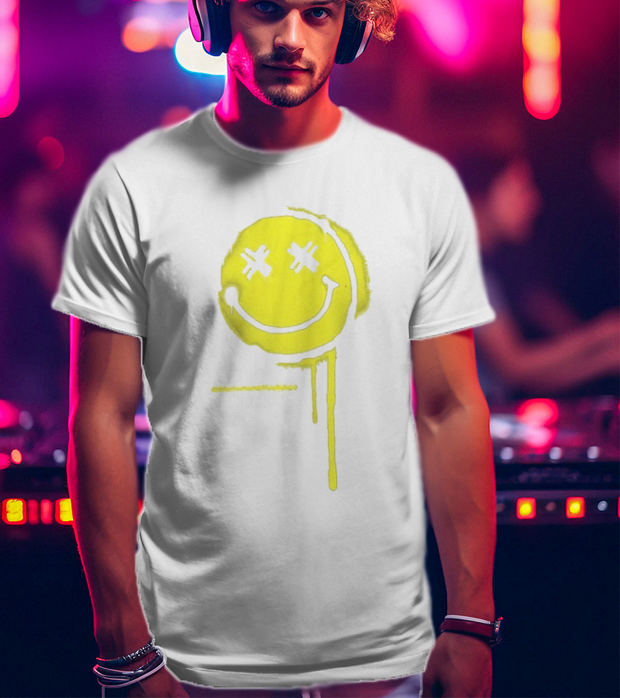 Electric Callboy Dripping Smiley Face T-Shirt