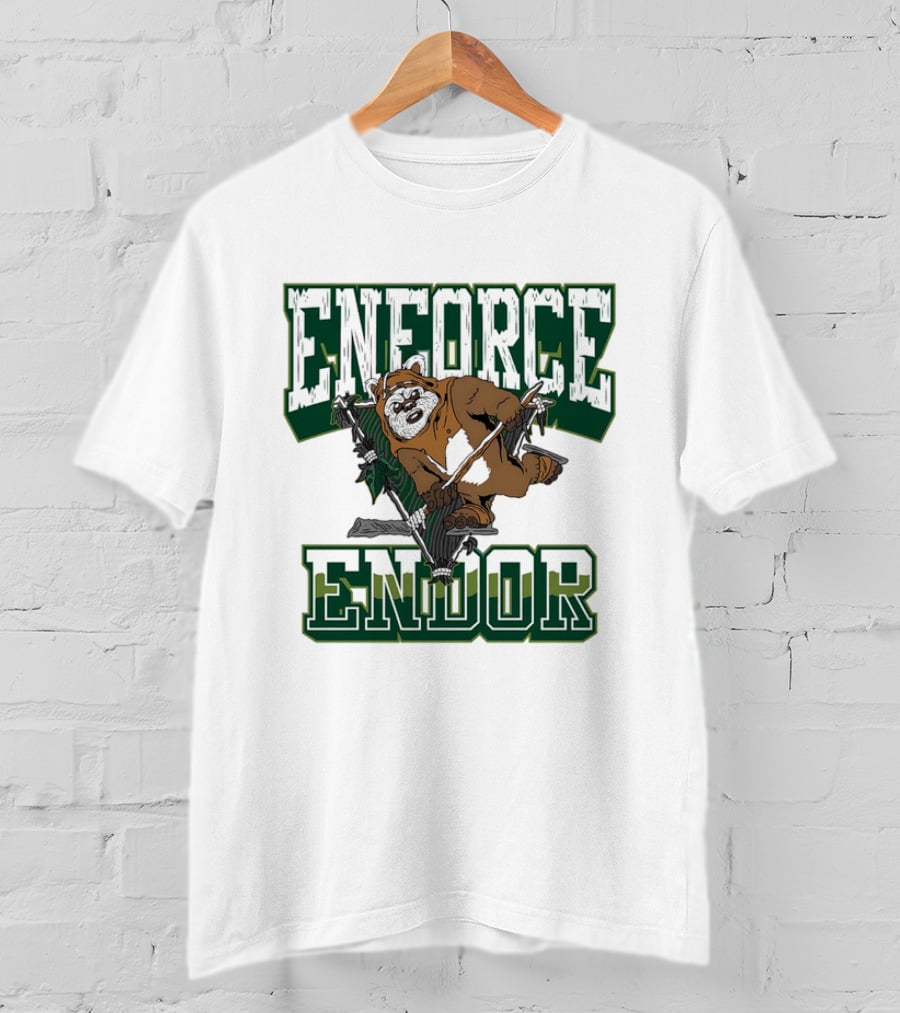 Enforce Endor Hockey Ewok Warrior T-Shirt