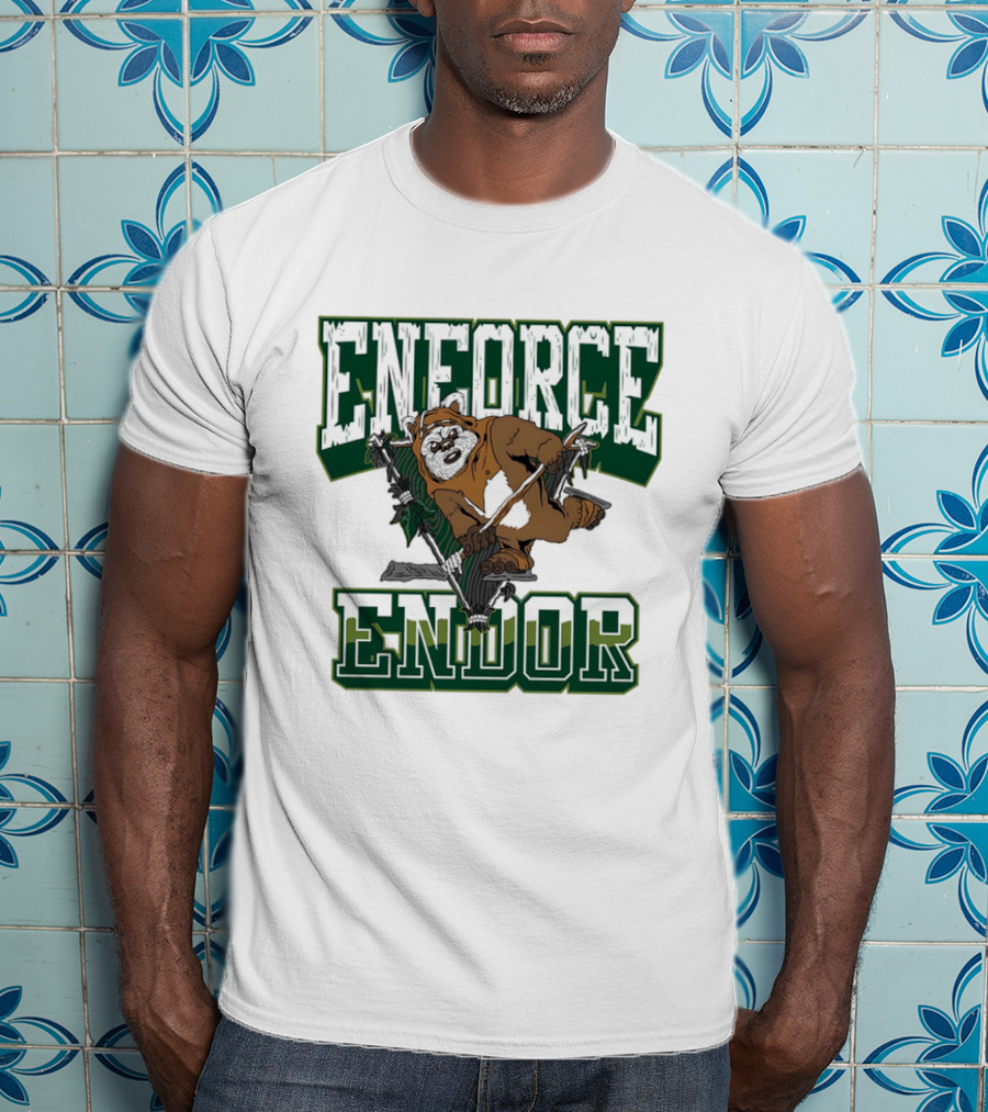 Enforce Endor Hockey Ewok Warrior T-Shirt