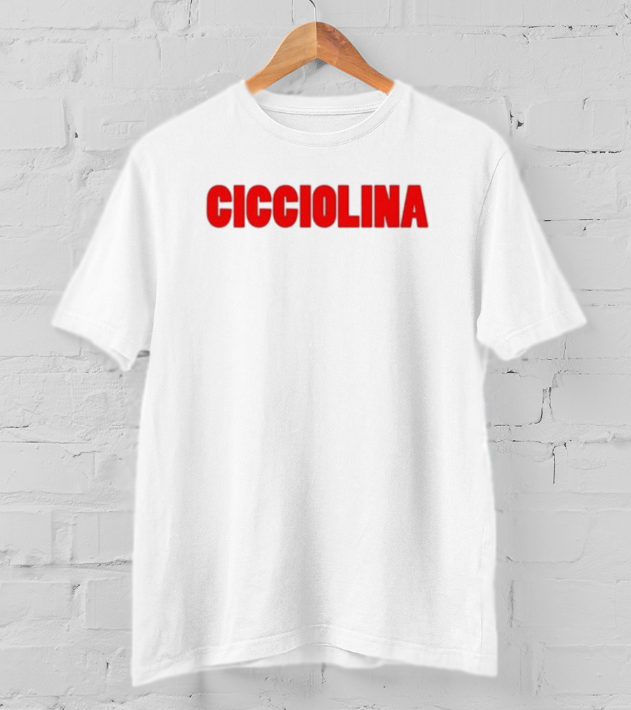 Erika Vikman Cicciolina Red Bold Statement T-Shirt