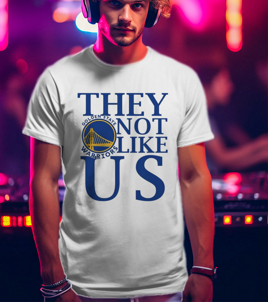 Golden State Warriors They Not Like Us Bay Bridge Icon T-Shirt