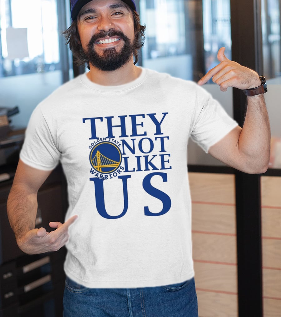Golden State Warriors They Not Like Us Bay Bridge Icon T-Shirt