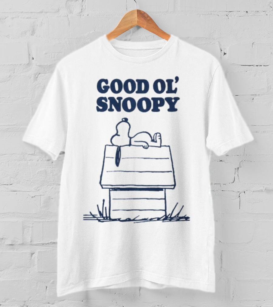 Good Ol’ Snoopy Lying On Doghouse T-Shirt