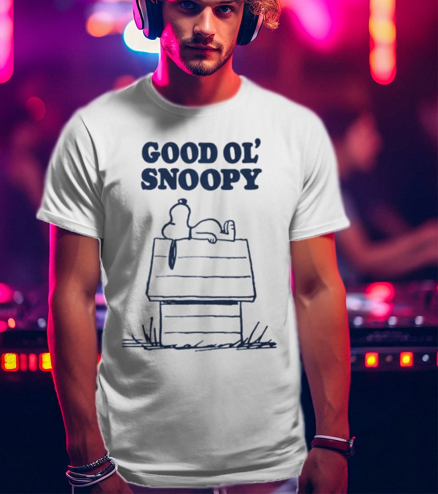 Good Ol’ Snoopy Lying On Doghouse T-Shirt