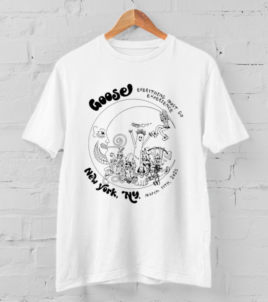 Goose Everything Must Go Experience With Skeleton Vibes T-Shirt