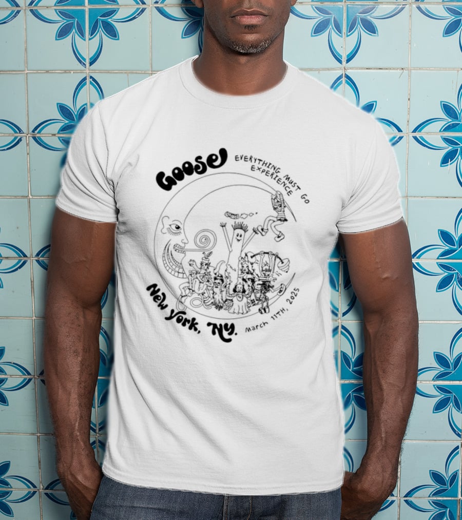 Goose Everything Must Go Experience With Skeleton Vibes T-Shirt