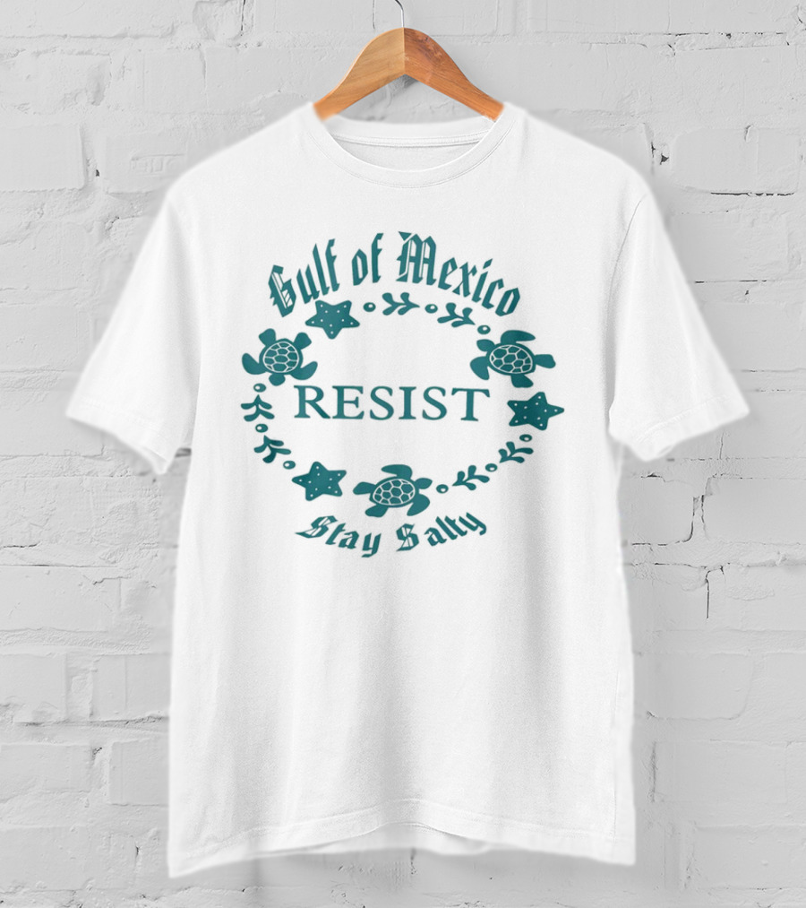 Gulf Of Mexico Resist Stay Salty Turtle T-Shirt