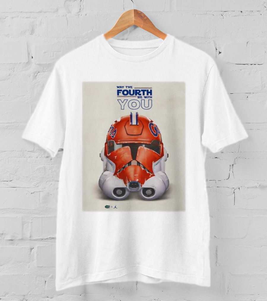 May The Fourth Be With You Florida Gators Helmet T-Shirt