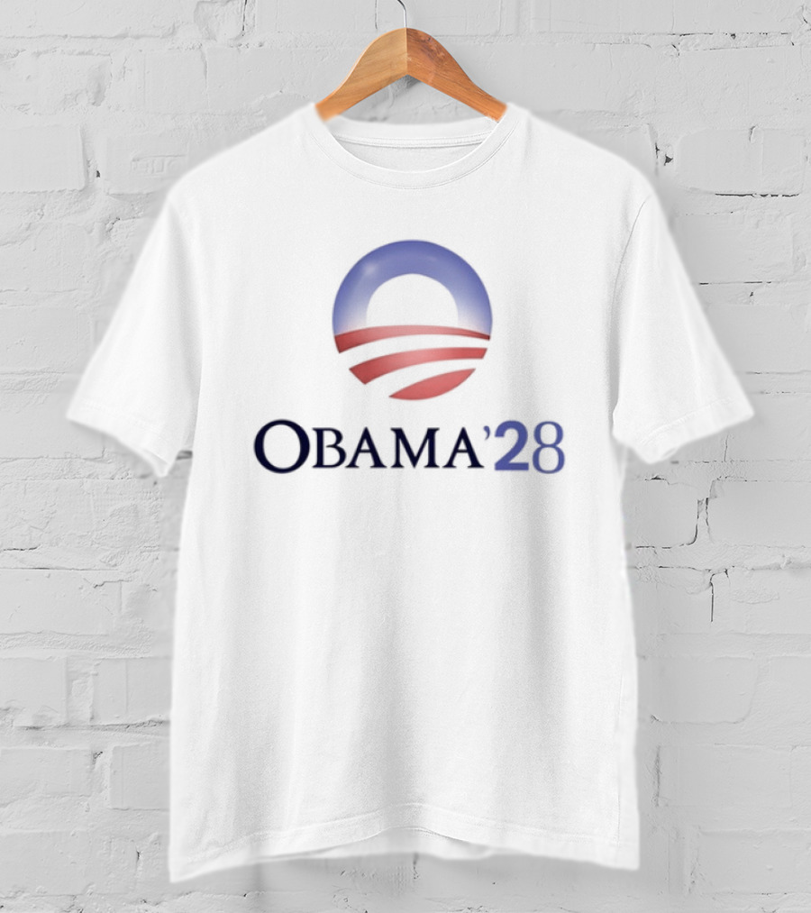 Friendsofthepod Obama '28 Logo T-Shirt