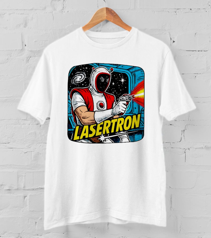Héctor Guerrero Professional Wrestler Lasertron Space Adventure T-Shirt