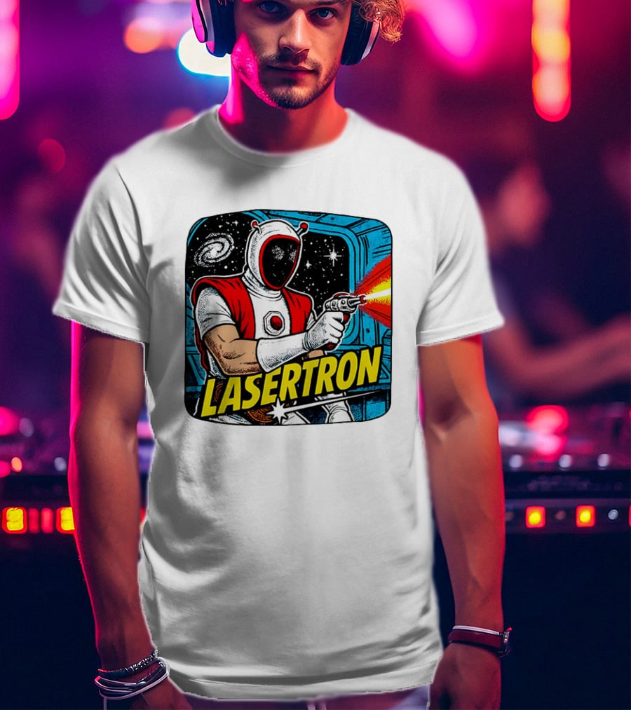 Héctor Guerrero Professional Wrestler Lasertron Space Adventure T-Shirt