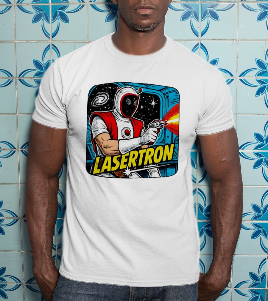 Héctor Guerrero Professional Wrestler Lasertron Space Adventure T-Shirt