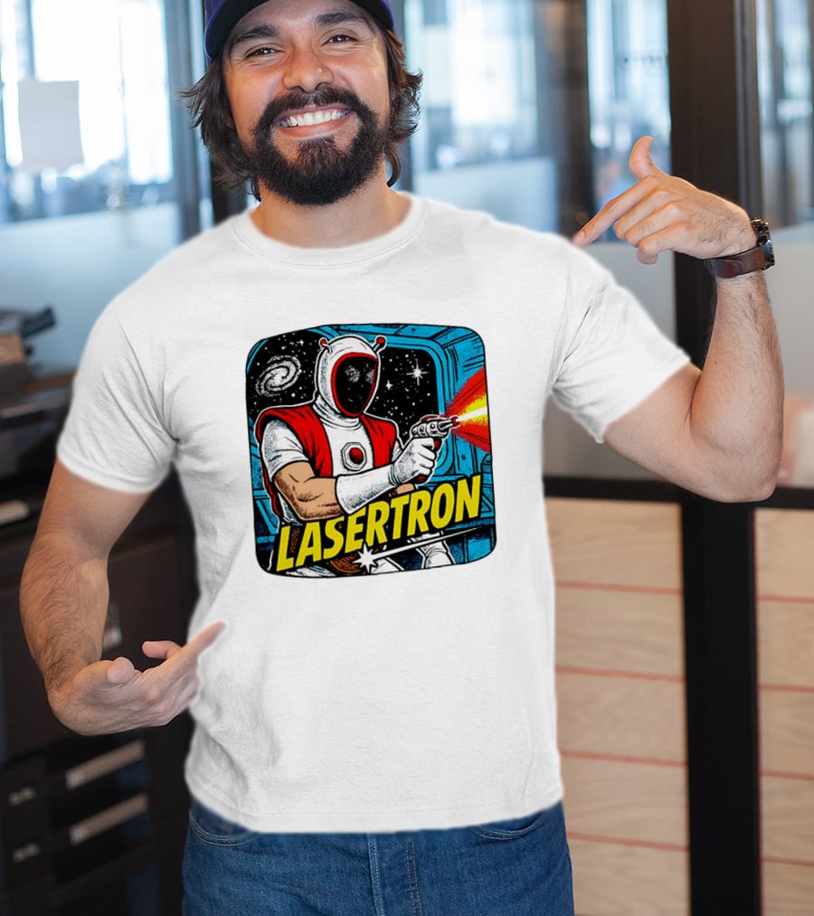 Héctor Guerrero Professional Wrestler Lasertron Space Adventure T-Shirt