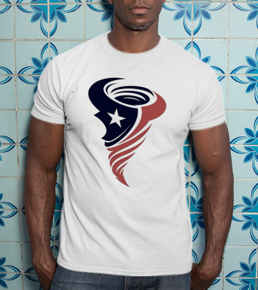 Houston Cyclones Tornado Star Symbol T-Shirt