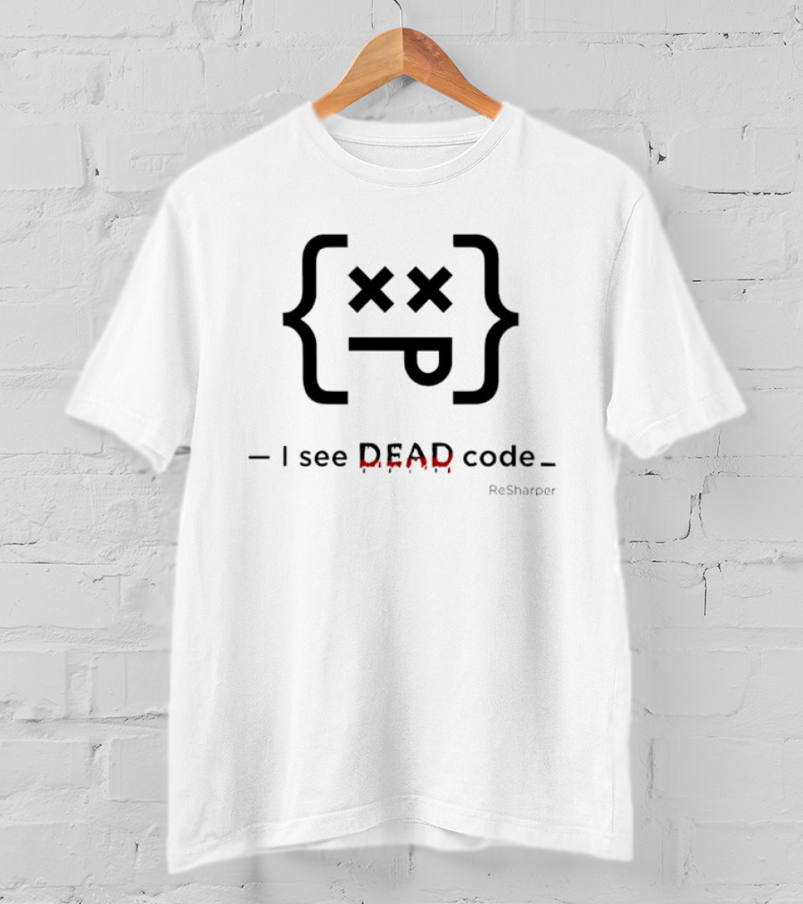 I See Dead Code Sense Programming Humor With Ghost Icon T-Shirt