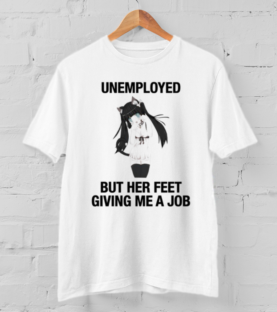 Unemployed But Her Feet Giving Me A Job Lilith's Silhouette T-Shirt