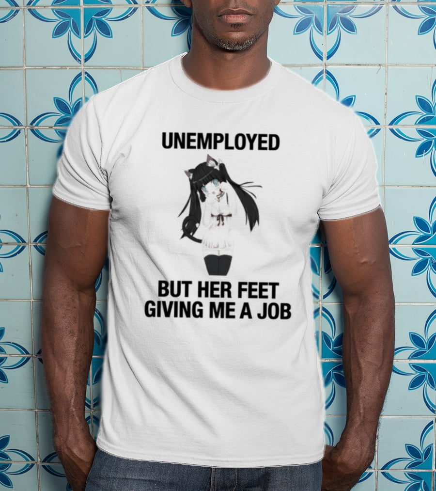 Unemployed But Her Feet Giving Me A Job Lilith's Silhouette T-Shirt
