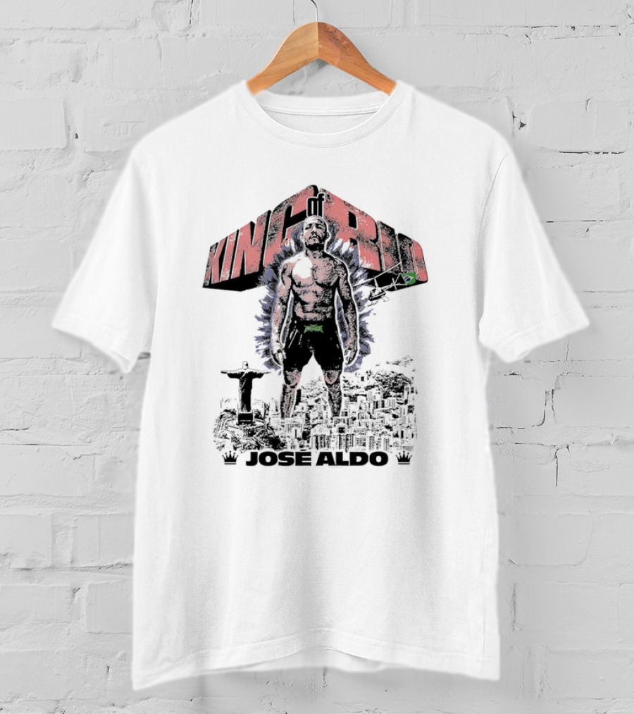 Brazil UFC King Of Rio José Aldo Retro Pose T-Shirt