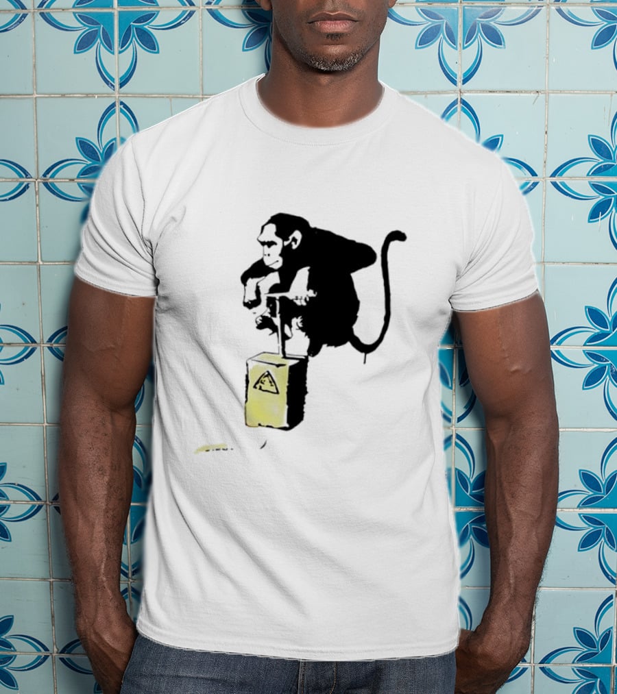 Lex Luthor Bricks Bomb Banana Banksy Influenced T-Shirt