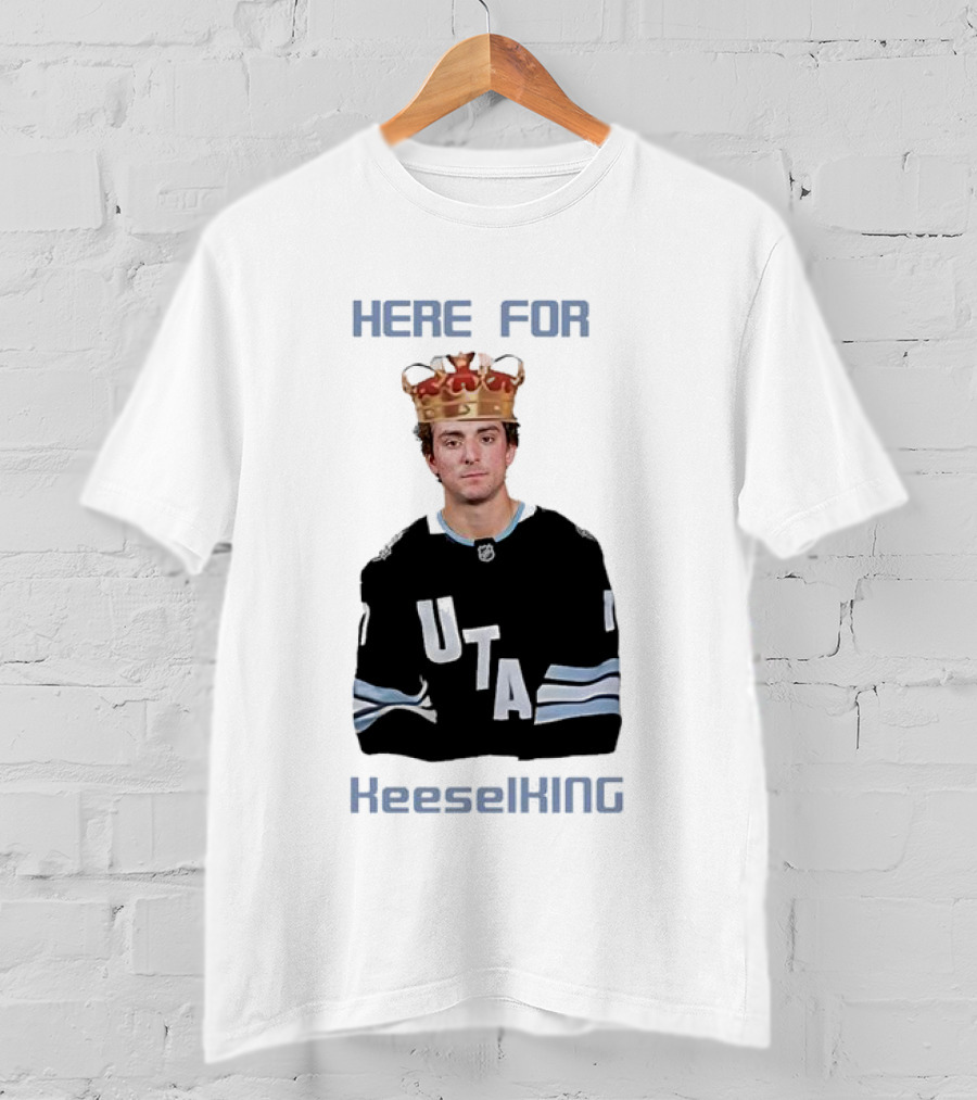 Here For Kesselking Crowned Hockey Player T-Shirt