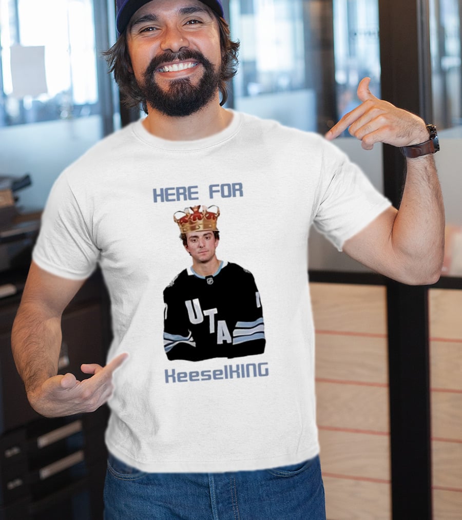 Here For Kesselking Crowned Hockey Player T-Shirt