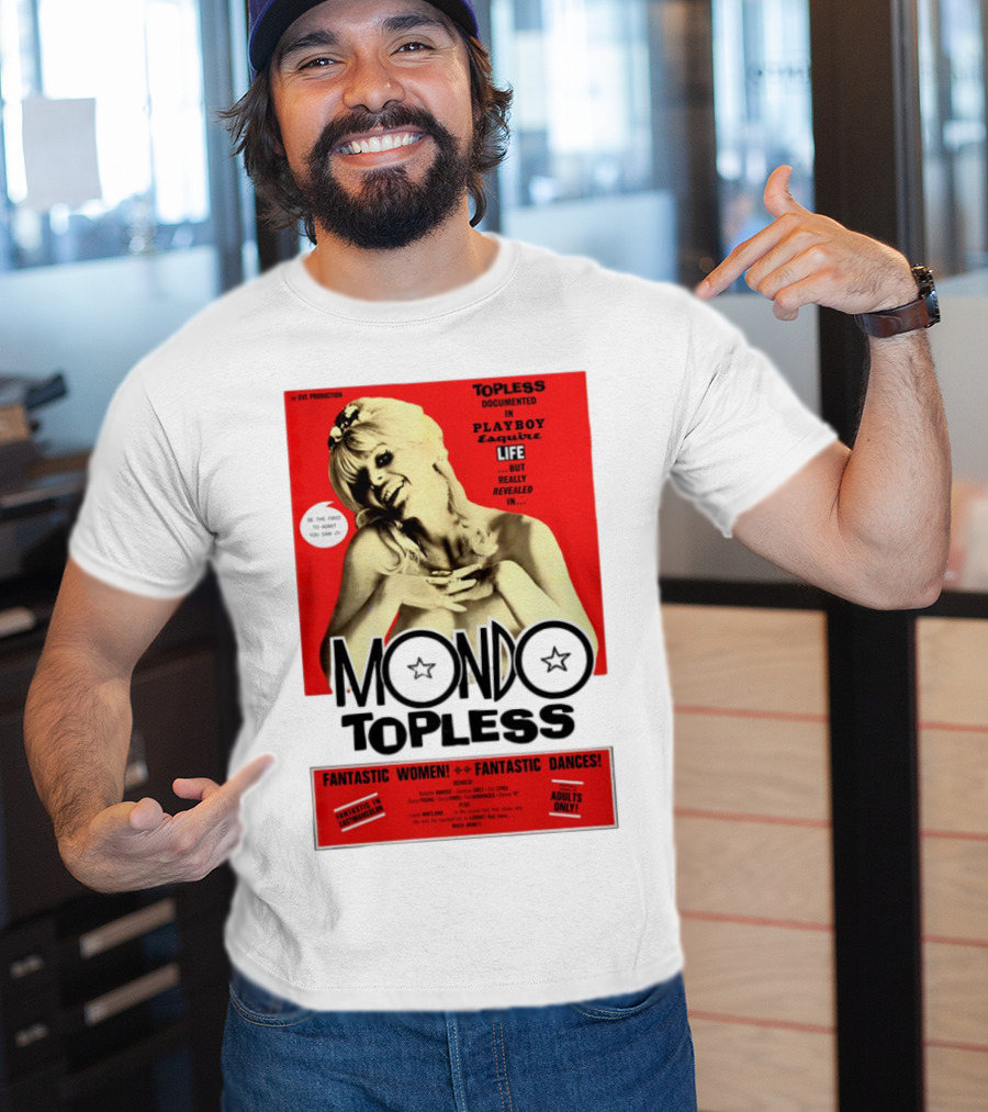 Mondo Topless Fantastic Women Fantastic Dances Adults Only T-Shirt