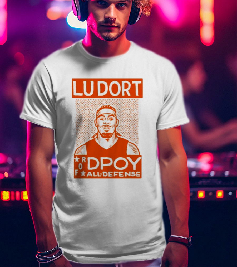 Lu Dort DPOY All Defense Recognition Graphic T-Shirt