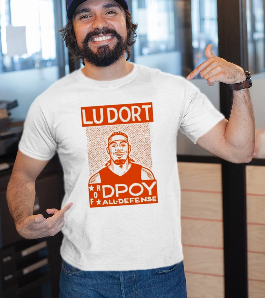 Lu Dort DPOY All Defense Recognition Graphic T-Shirt