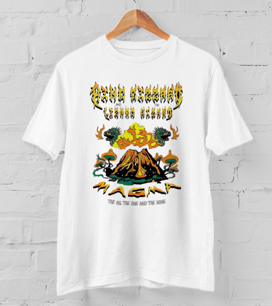 King Gizzard Lizard Wizard Magma Volcanic Imagery T-Shirt