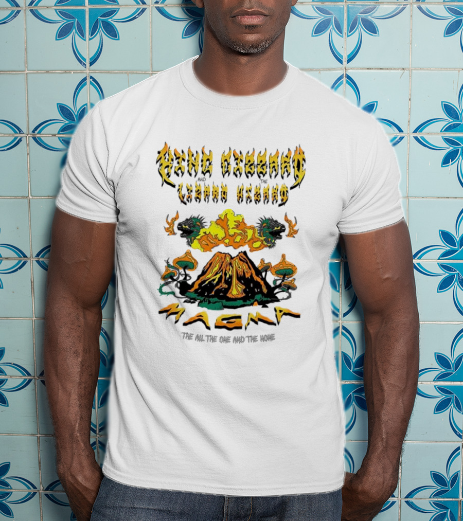 King Gizzard Lizard Wizard Magma Volcanic Imagery T-Shirt
