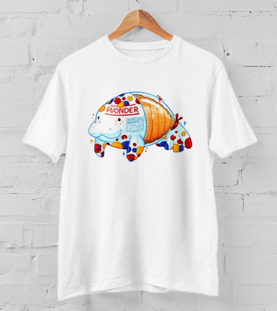 Oddarette Wonder Nutrition Ingredients Happy Manatee T-Shirt