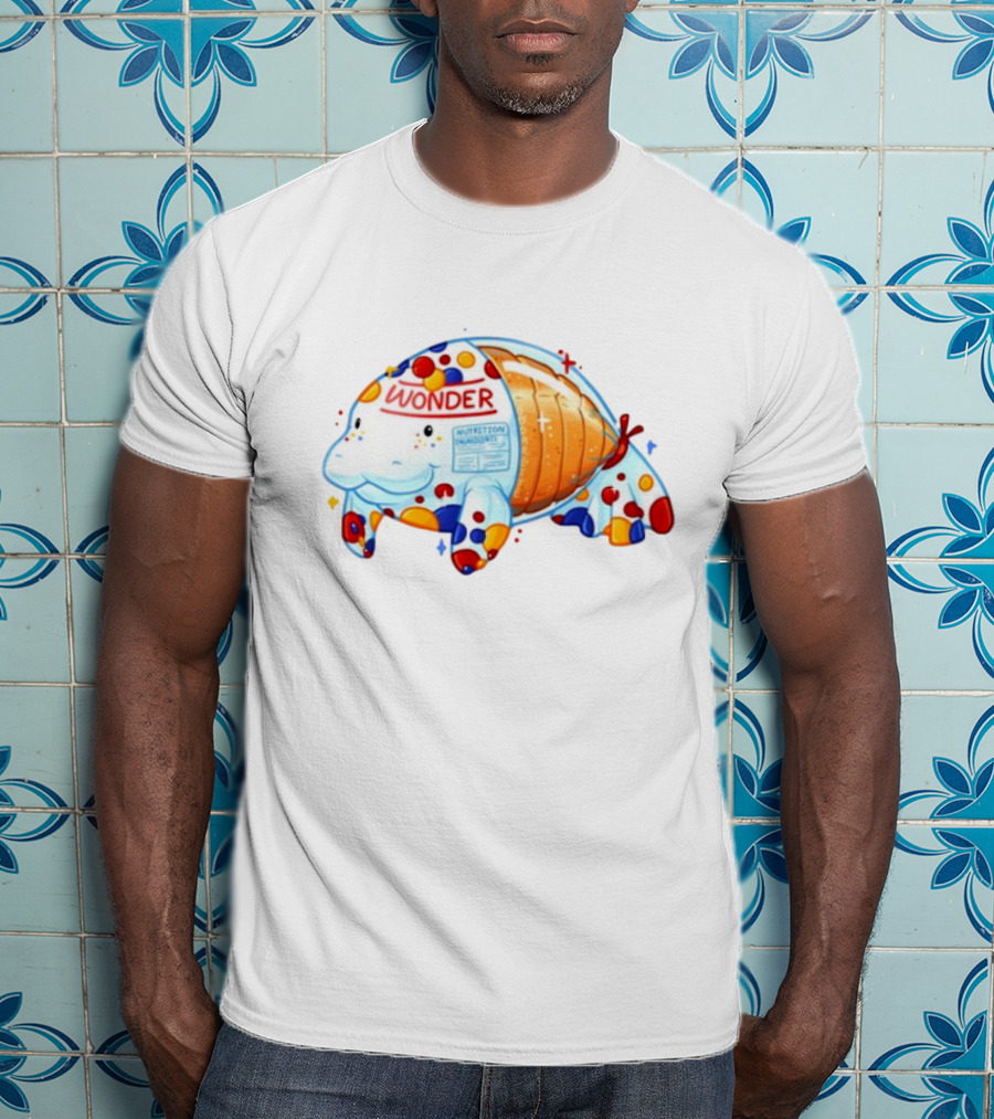 Oddarette Wonder Nutrition Ingredients Happy Manatee T-Shirt